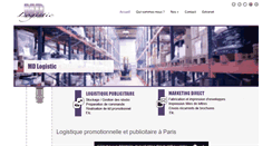 Desktop Screenshot of mdlogistic.fr